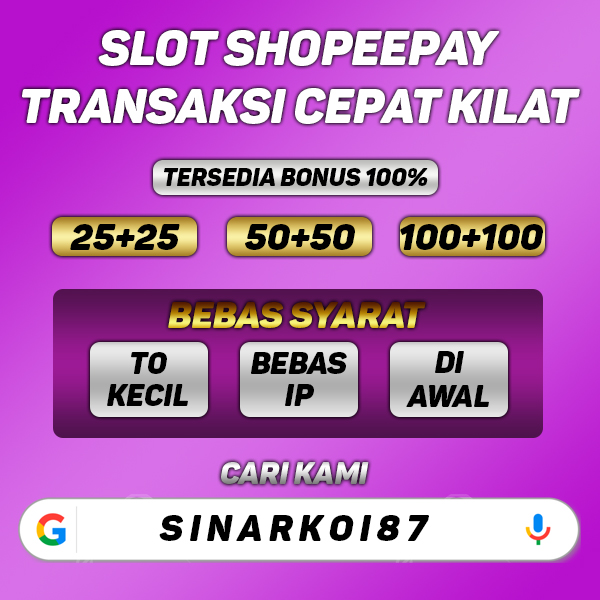 Situs Slot Shopeepay Tersedia Deposit 5000 Paling Murah